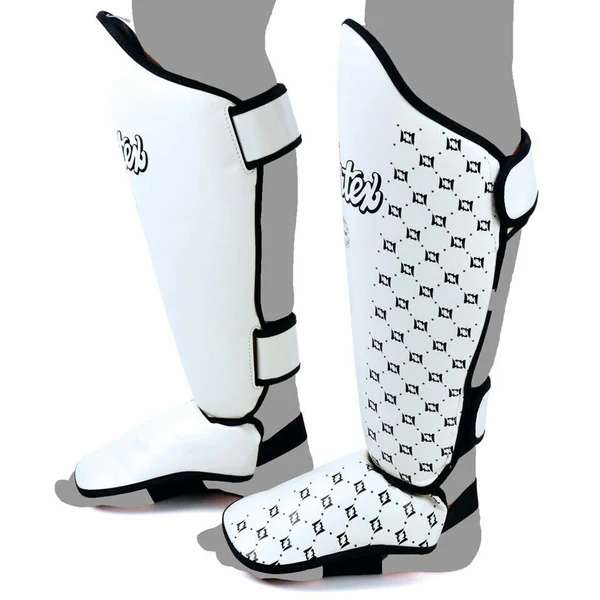 Fairtex Shin Guards White SP5 – Ultimate Protection