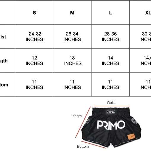 Primo Muay Thai Shorts