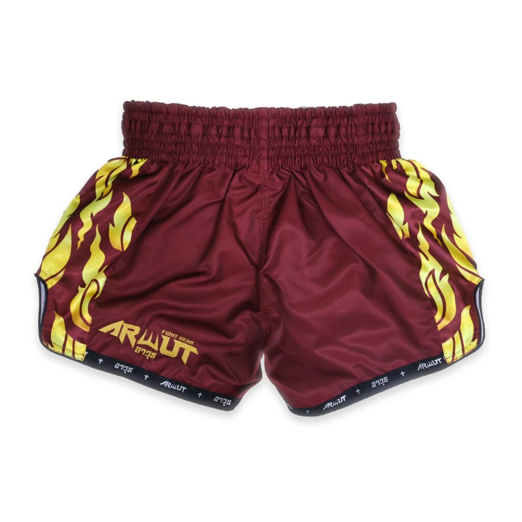 Arwut Muay Thai Short Crimson Red BS3