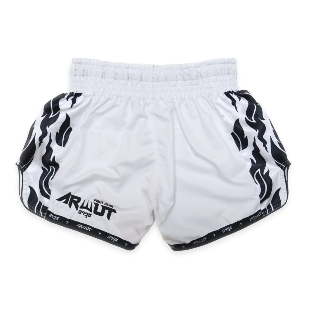 Arwut Muay Thai Short Frost White BS3