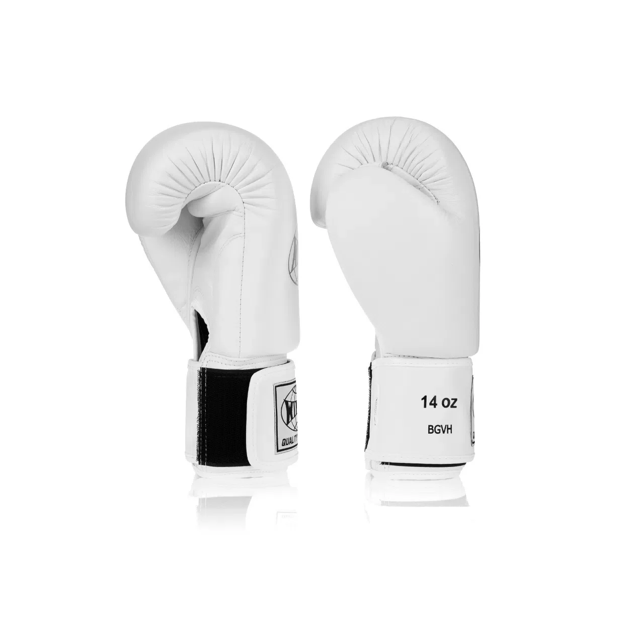 Windy Leather Boxing Gloves White BGVH