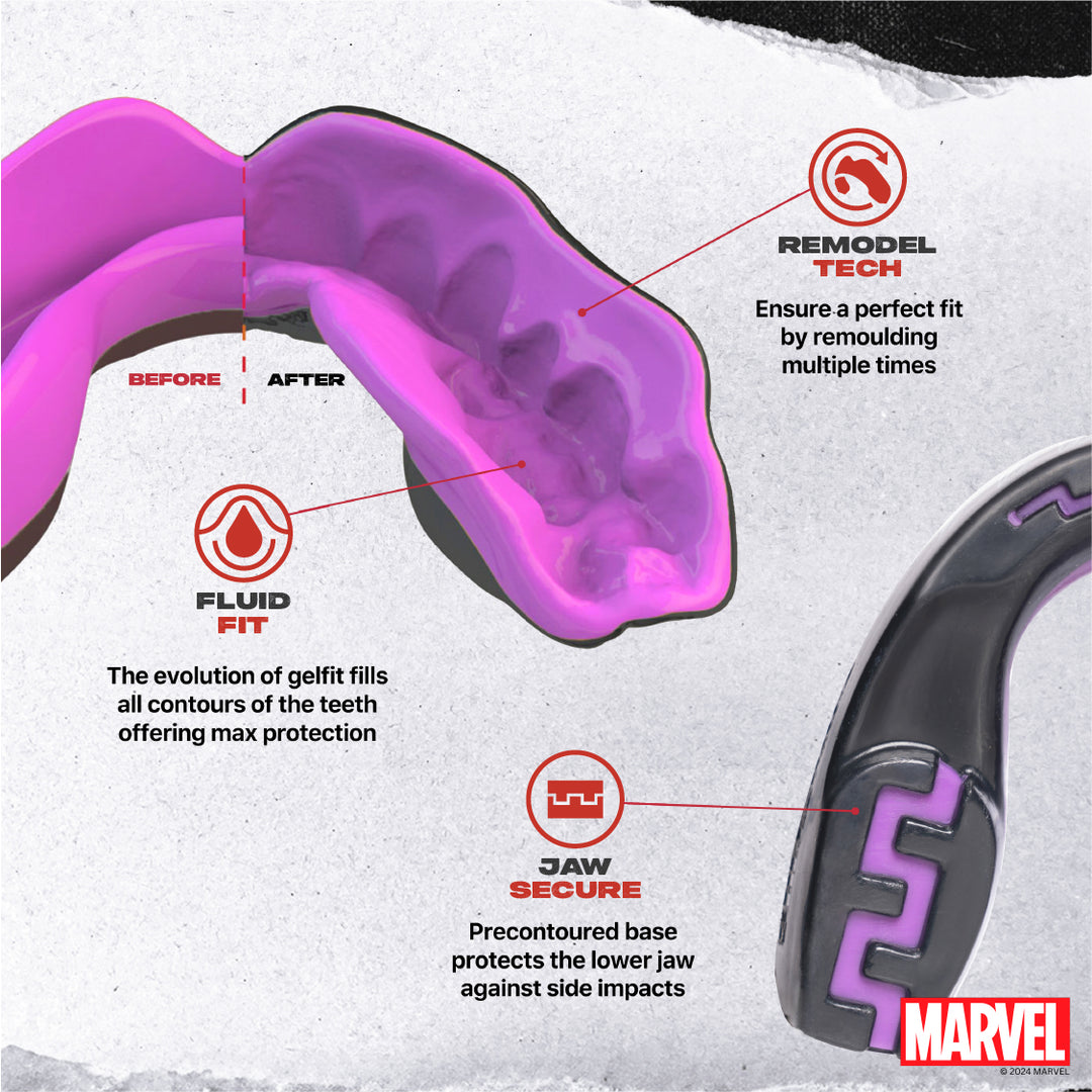 SAFEJAWZ Marvel Black Panther Mouth Guard