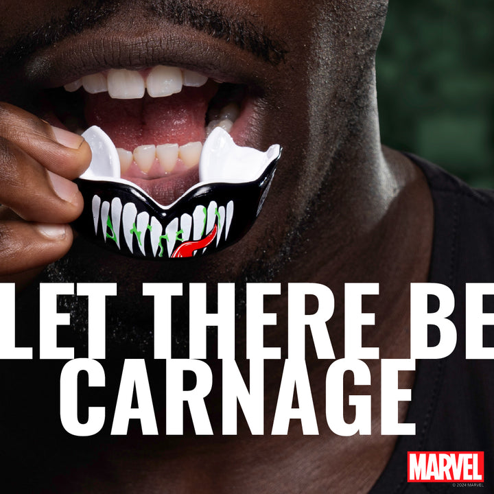 SAFEJAWZ Marvel Venom Mouth Guard – Black