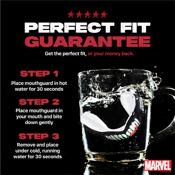 SAFEJAWZ Marvel Venom Mouth Guard – Black