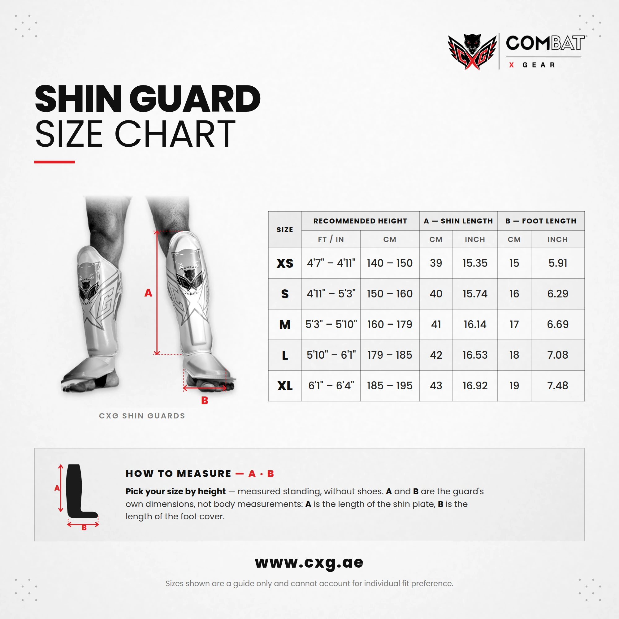 CXG Kids Shin Guards – Panther Series